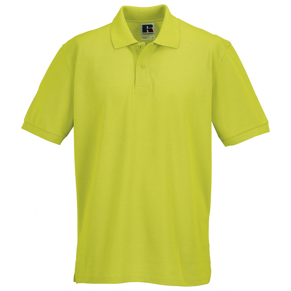 Russell Collection 100% Cotton Mens Colours Short Sleeve Ultimate Polo Shirt #N/A
