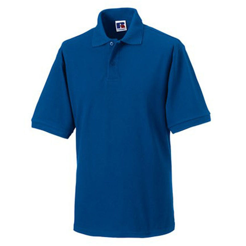 Russell Collection Hard Wearing Polycotton Mens Short Sleeve Polo Shirt #N/A
