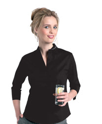 Russell Collection Ladies 3/4 sleeve fitted shirt