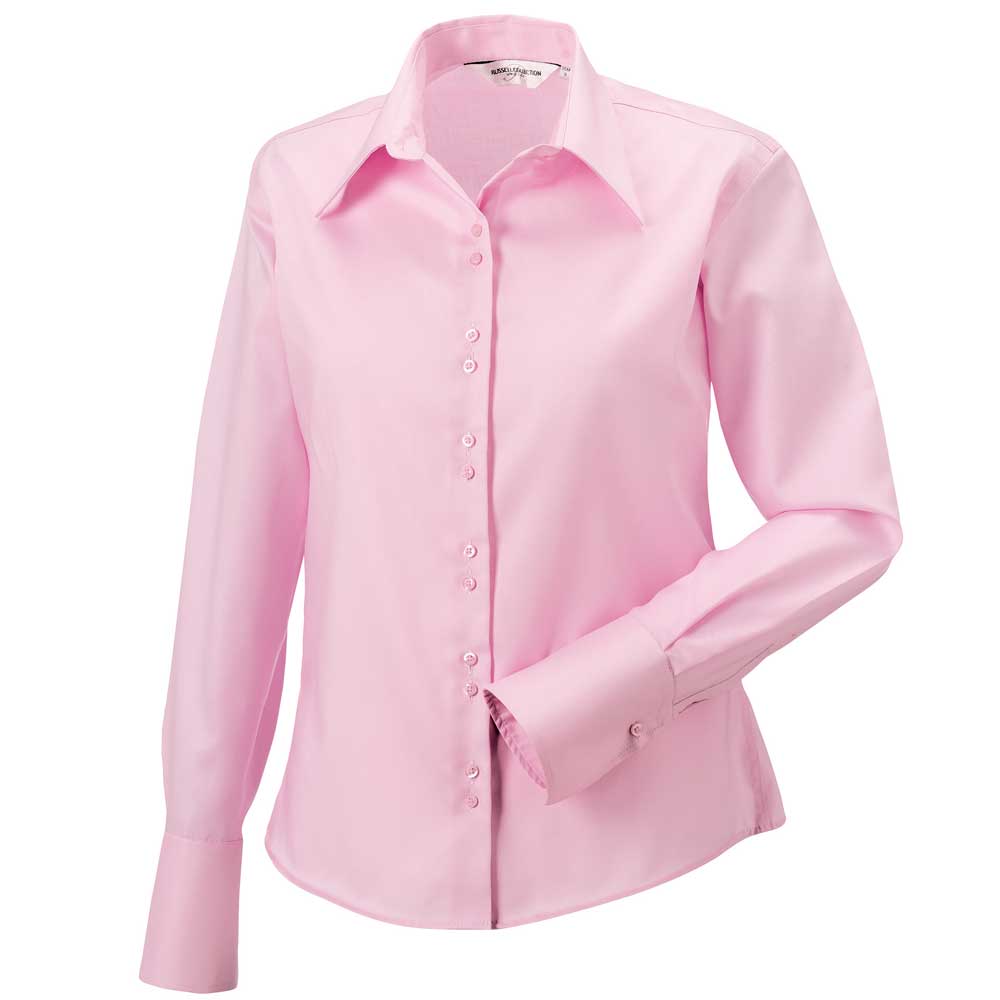 Russell Womens Long Sleeve Ultimate Non Iron Shirt