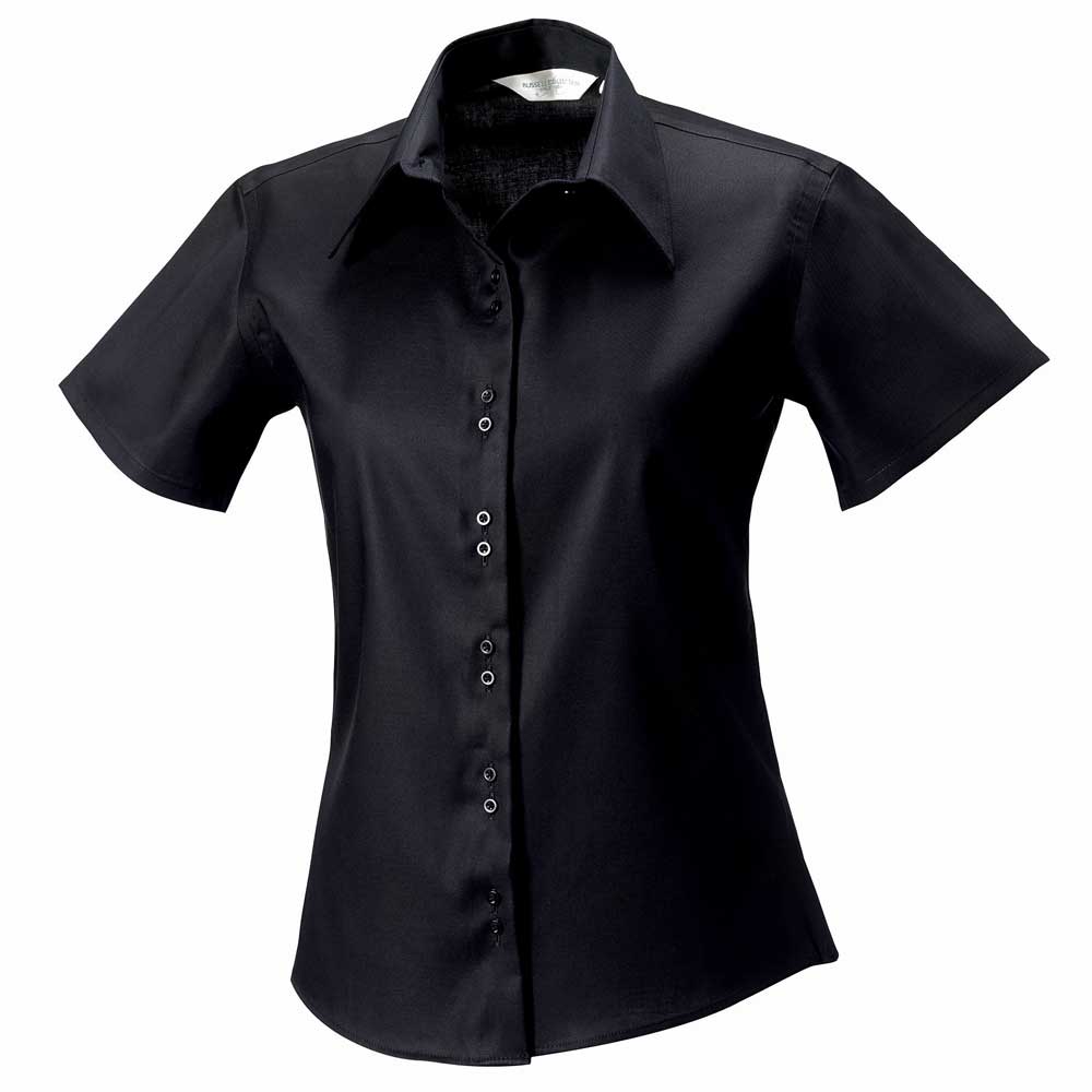 Russell Womens Short Sleeve Ultimate Non Iron Shirt