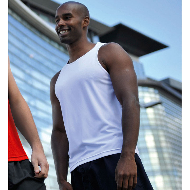Just Cool Mens Colours Sleeveless Jogging Sports Vest Tank Top S,M,L,XL,XXL
