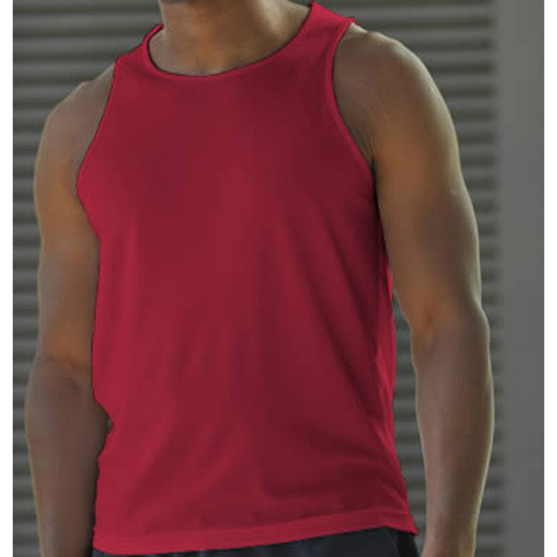 Just Cool Mens Colours Sleeveless Jogging Sports Vest Tank Top S,M,L,XL,XXL