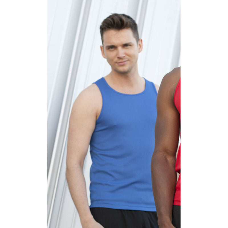 Just Cool Mens Colours Sleeveless Jogging Sports Vest Tank Top S,M,L,XL,XXL