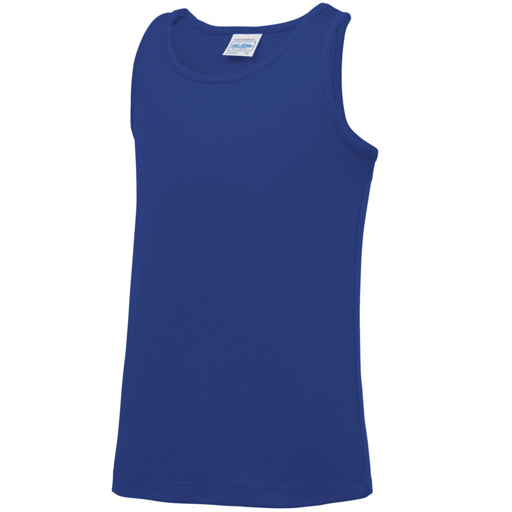 Awdis Cool Boys & Girls Kids Junior Cool Vest Sleeveless T Shirt