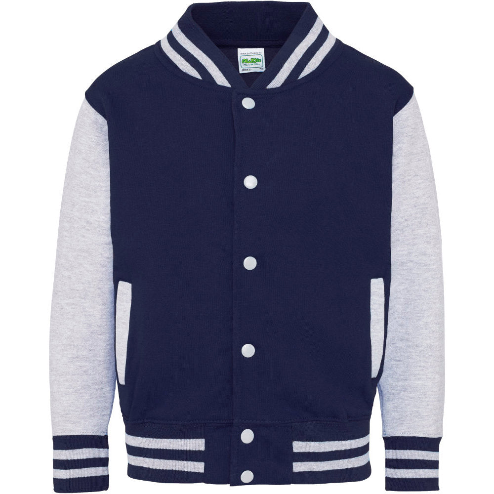 Awdis Kids Contrast Varsity Cool Colours Jacket