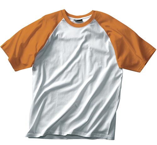 Kariban Mens Colours short sleeved Cotton baseball Sports T-Shirt XXL - 44/46" Chest