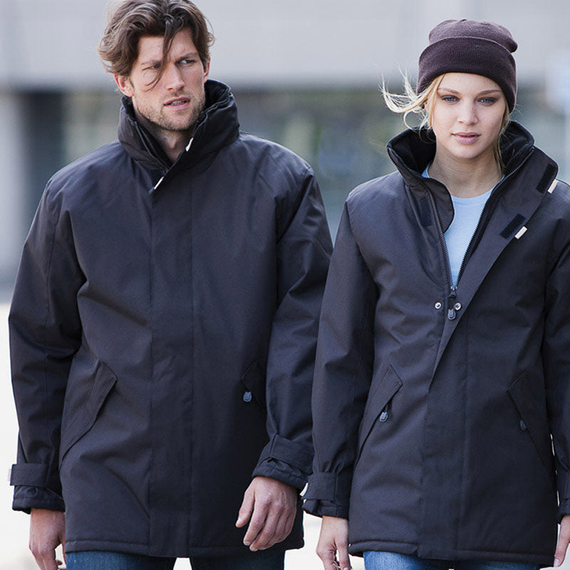 Kariban Unisex Parka jacket with Collar Contained Hood