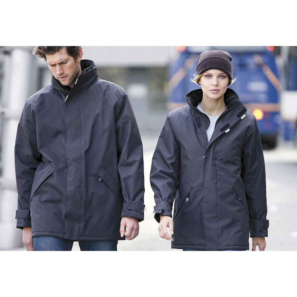 Kariban Unisex Parka jacket with Collar Contained Hood