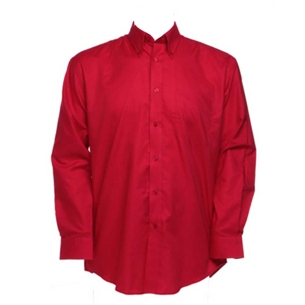 Kustom Kit Mens Workwear Oxford Long Sleeve Shirt 19 - 19" Collar, 49" Chest
