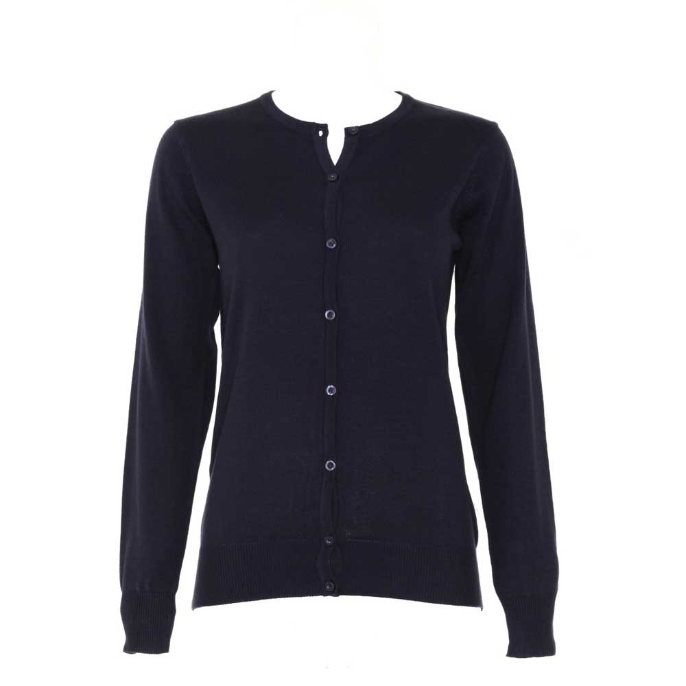 Kustom Kit Womens  Arundel Crew Neck Cardigan Long Sleeve
