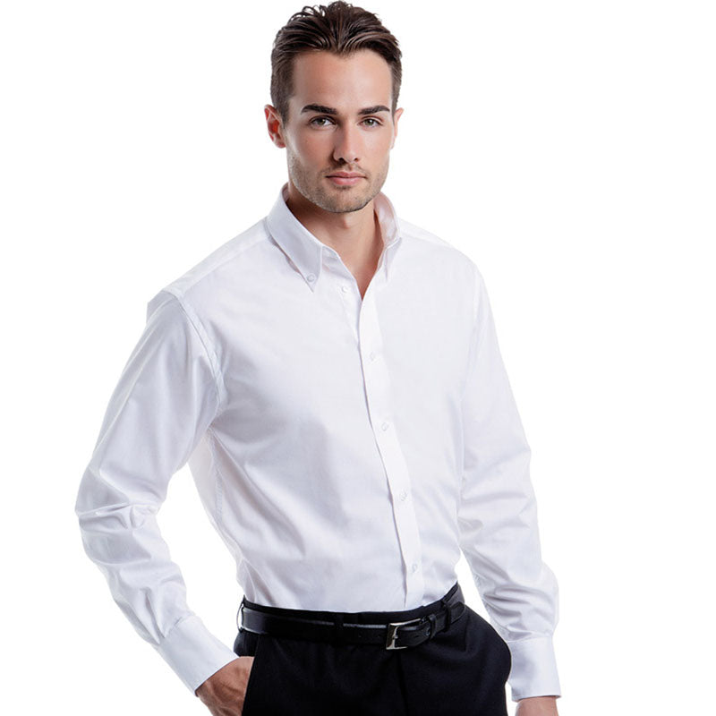 Kustom Kit Mens City Business Shirt Long Sleeve