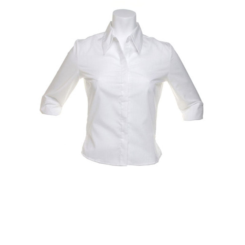Kustom Kit Womens Continental Blouse 3/4 Sleeved Shirt