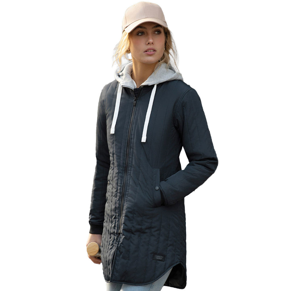 Nimbus Womens Lindenwood Quilted Longline Coat