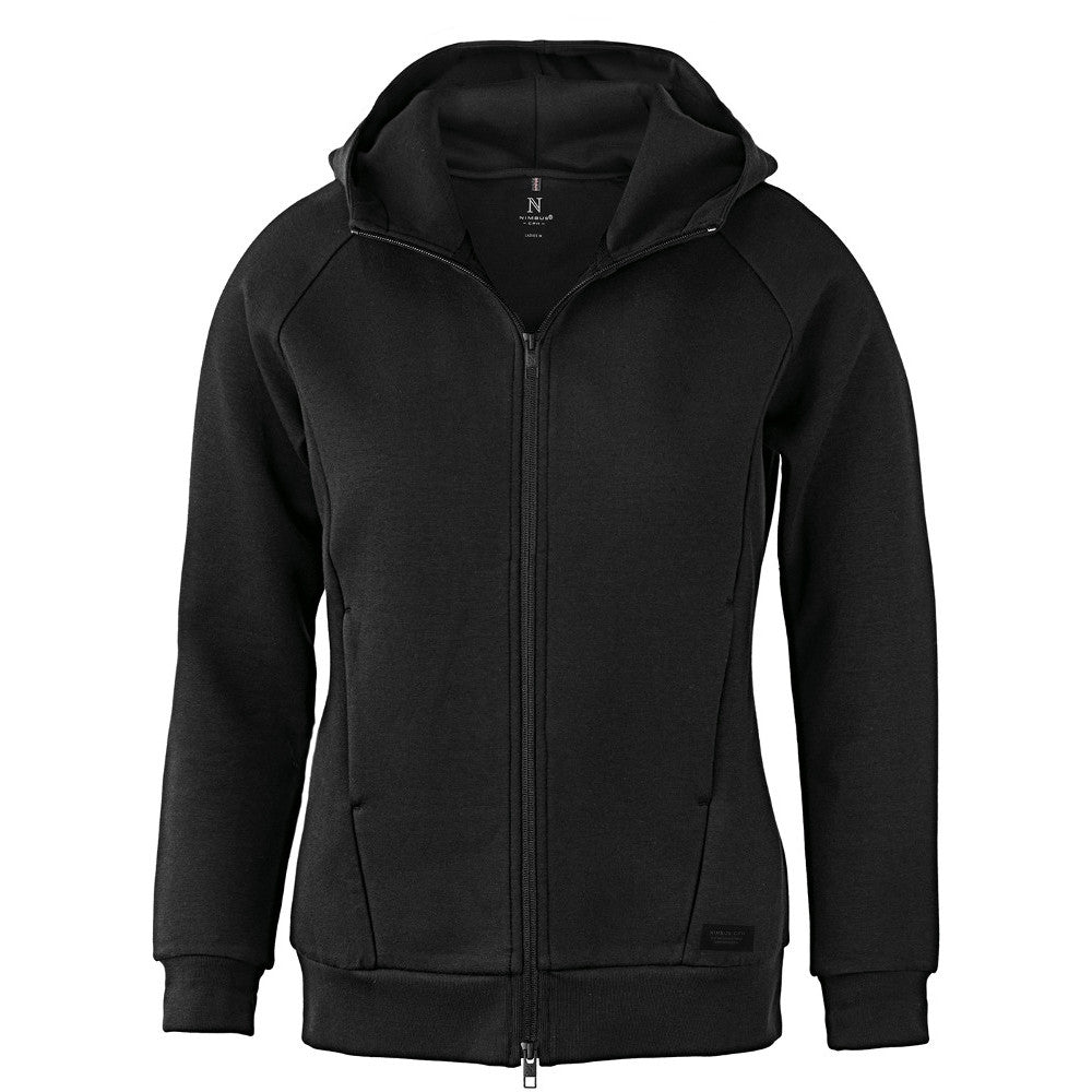 Nimbus Womens Hampton Hooded Ful Zip Casual Sweatshirt