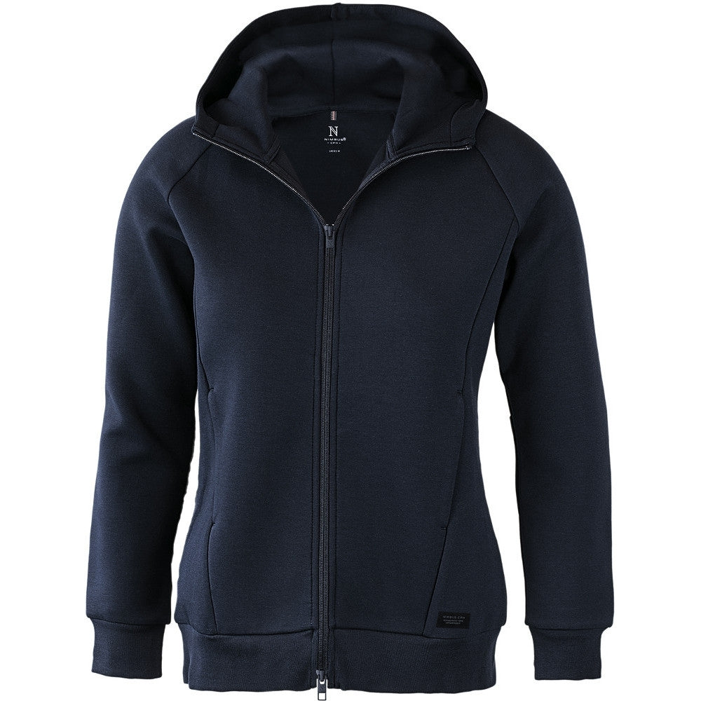 Nimbus Womens Hampton Hooded Ful Zip Casual Sweatshirt