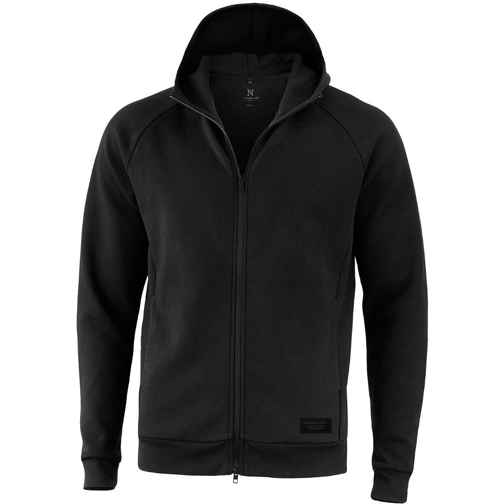 Nimbus Mens Hampton Hooded Ful Zip Casual Sweatshirt
