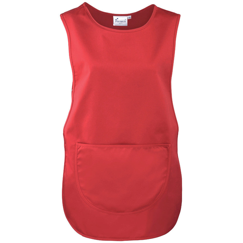 Premier Womens Ladies Polycotton Pocket Workwear Catering Tabard