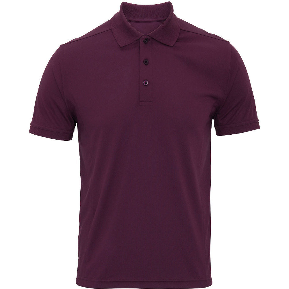 Premier Mens Coolchecker Pique Wicking Quick Dry Workwear Polo Shirt