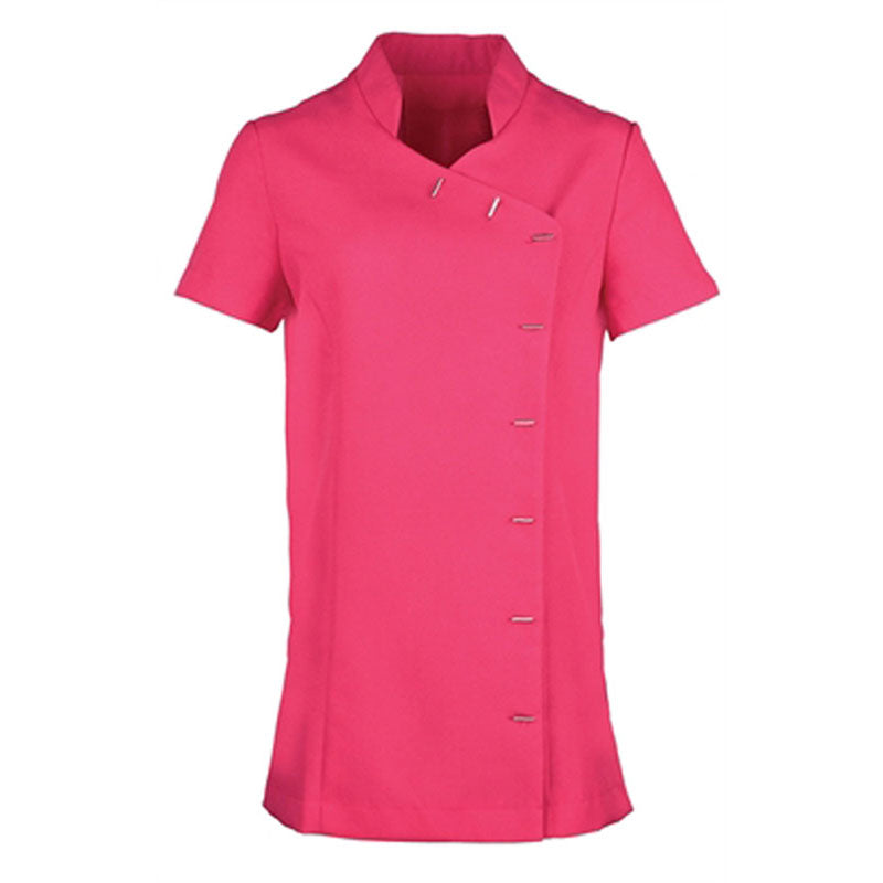 Premier Womens Ladies Orchid Beauty & Spa Mandarin Collar Tunic Top