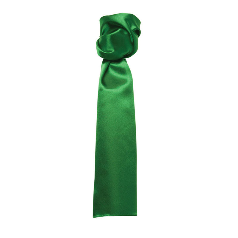 Premier Womens Ladies Plain Satin Feel Corporate Uniform Scarf