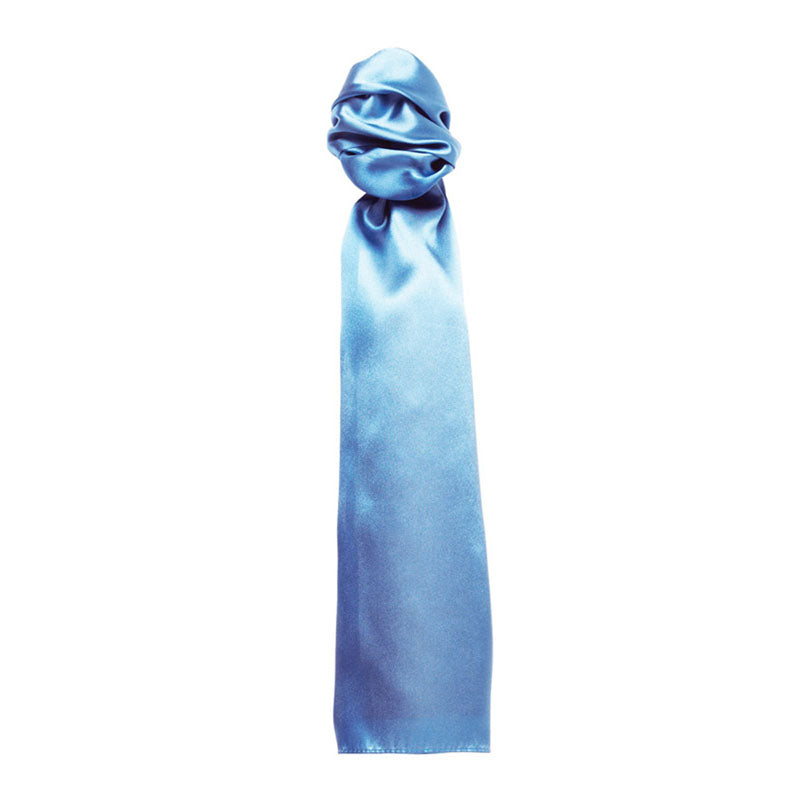 Premier Womens Ladies Plain Satin Feel Corporate Uniform Scarf