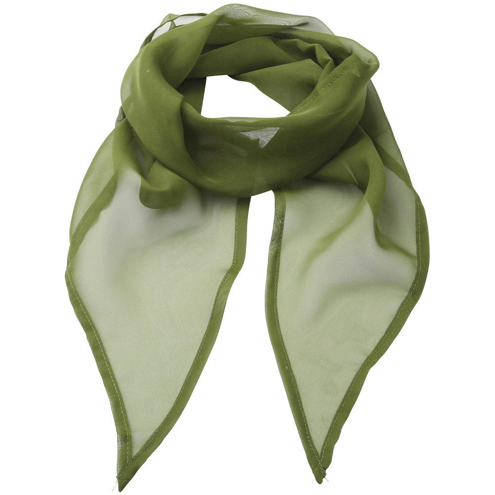 Premier Womens Ladies Chiffon Lightweight Business Corporate Scarf