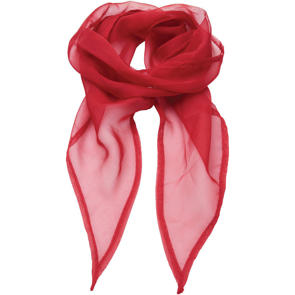 Premier Womens Ladies Chiffon Lightweight Business Corporate Scarf