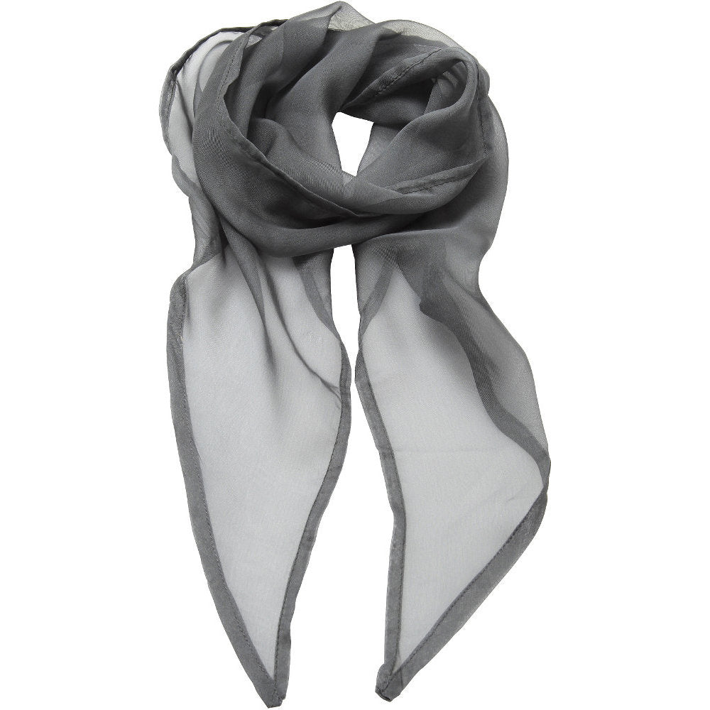 Premier Womens Ladies Chiffon Lightweight Business Corporate Scarf