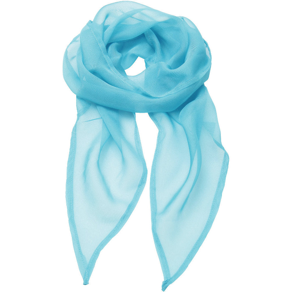 Premier Womens Ladies Chiffon Lightweight Business Corporate Scarf