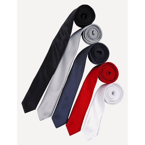 Premier Mens Slim Tie Thin Full Length Corporate Uniform Necktie