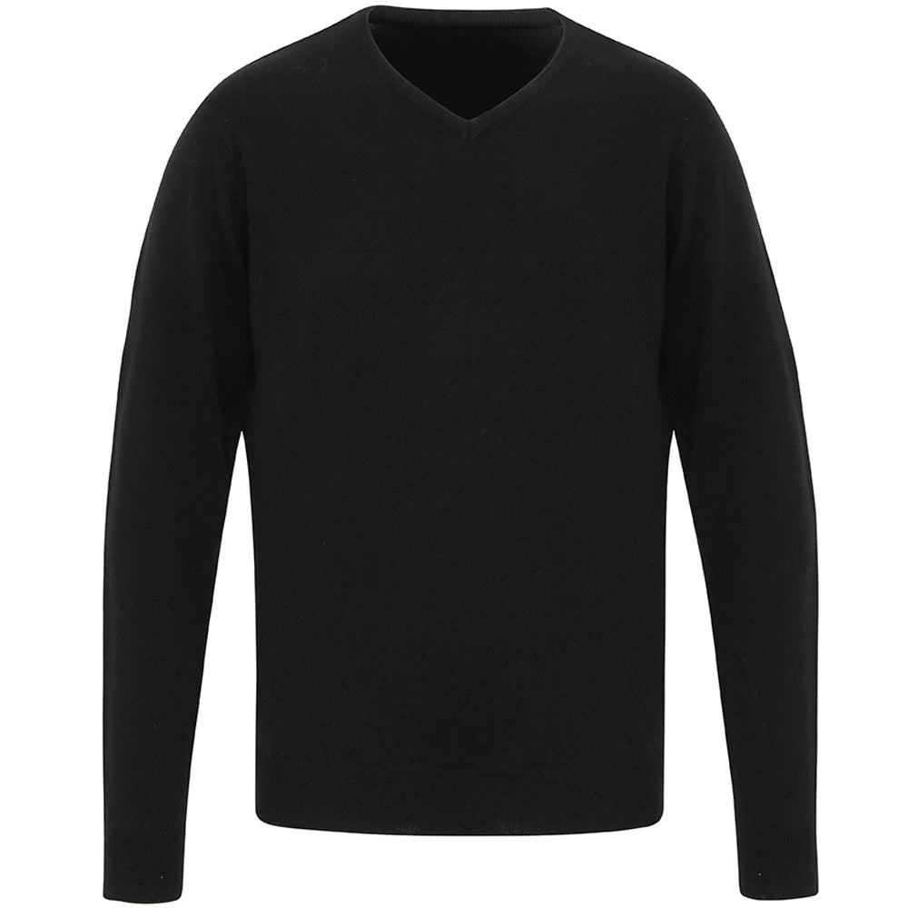 Premier Mens Essential Acrylic V Neck Casual Jumper Sweater
