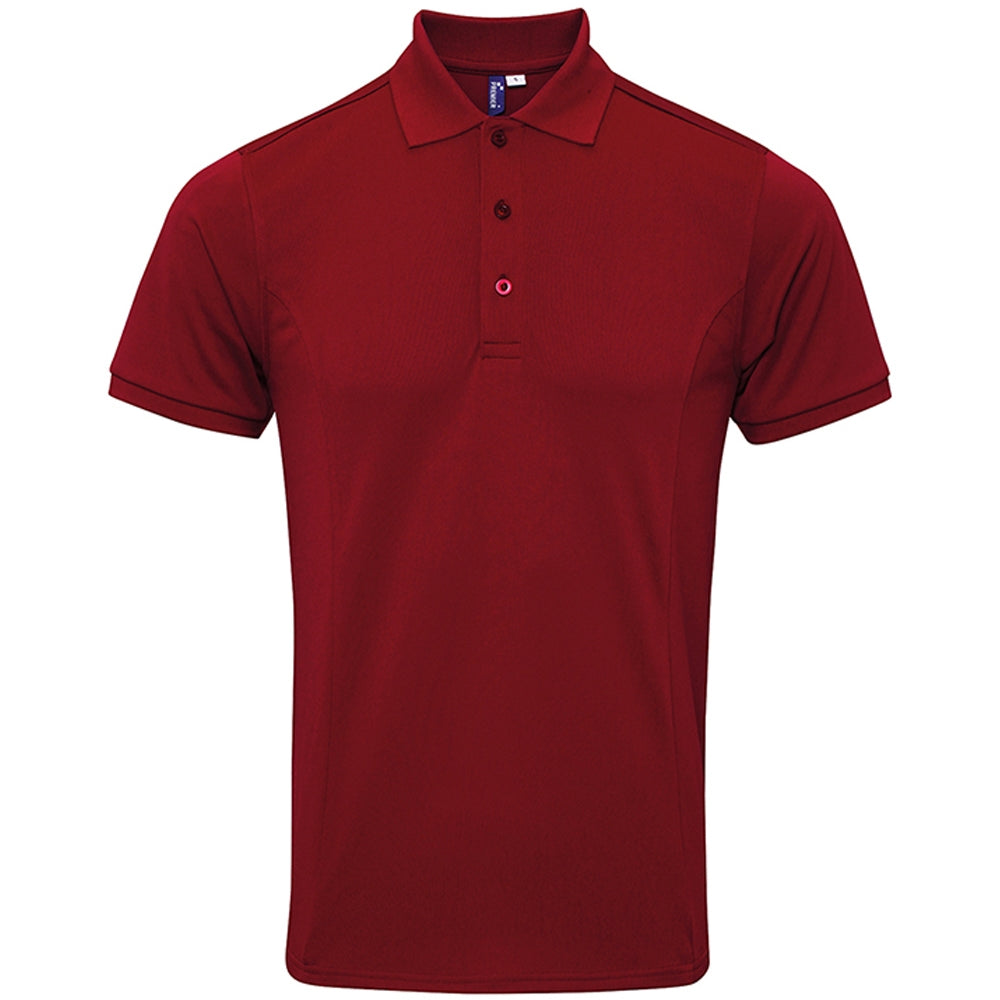 Premier Mens Coolchecker Plus Pique Polyester Polo Shirt