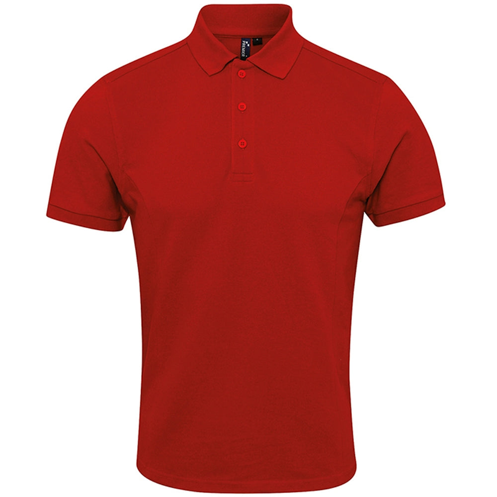 Premier Mens Coolchecker Plus Pique Polyester Polo Shirt