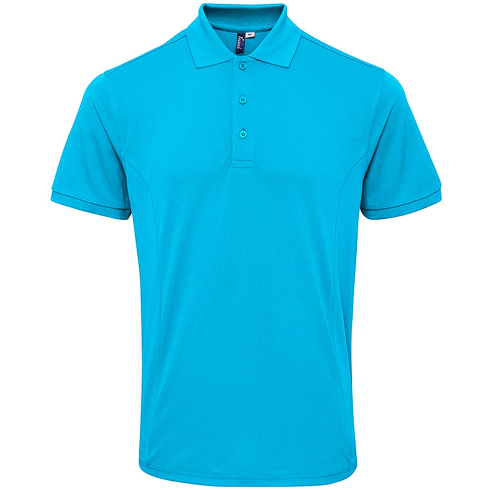 Premier Mens Coolchecker Plus Pique Polyester Polo Shirt