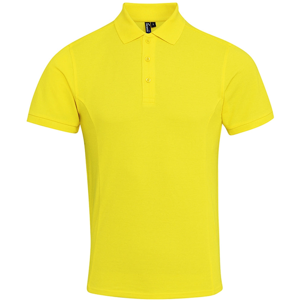Premier Mens Coolchecker Plus Pique Polyester Polo Shirt