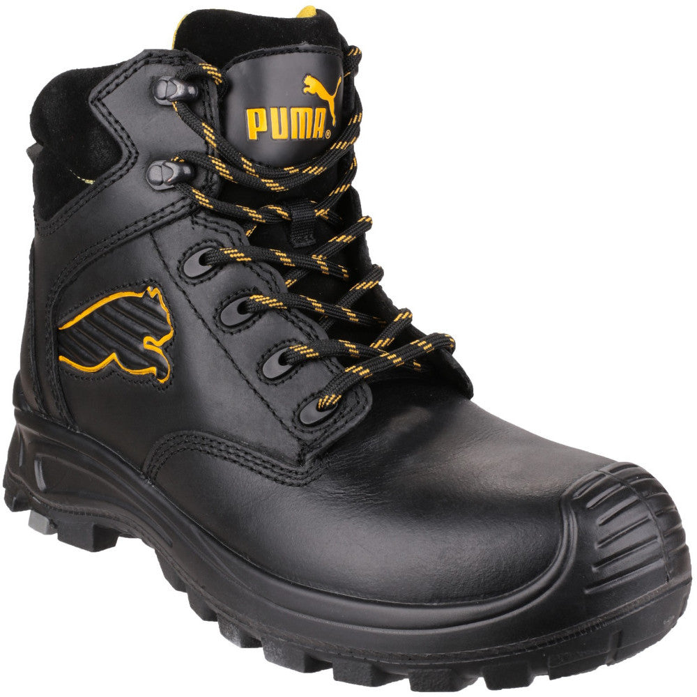 Puma Safety Footwear Mens Borneo Mid Leather S3 HRO SRC Safety Boots