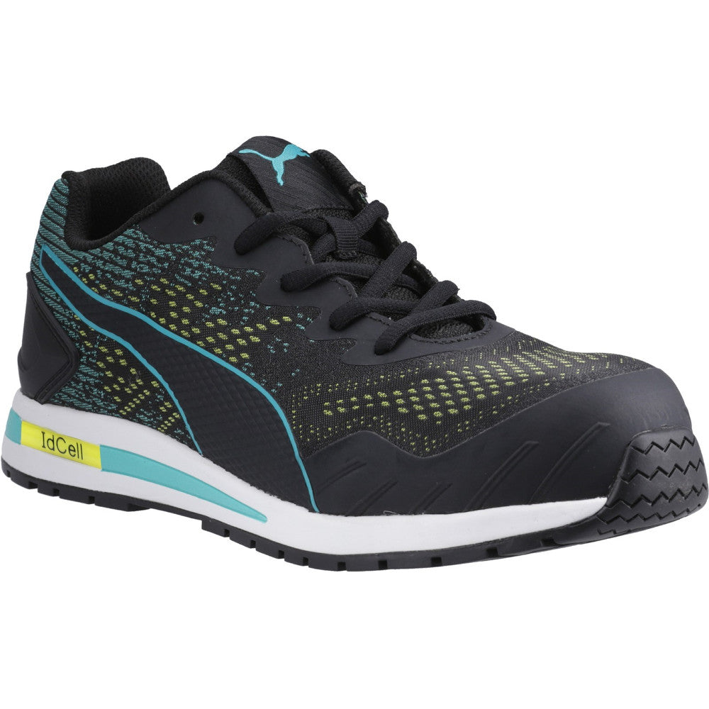 Puma Safety Mens Vivid Green Heart Low Safety Trainers