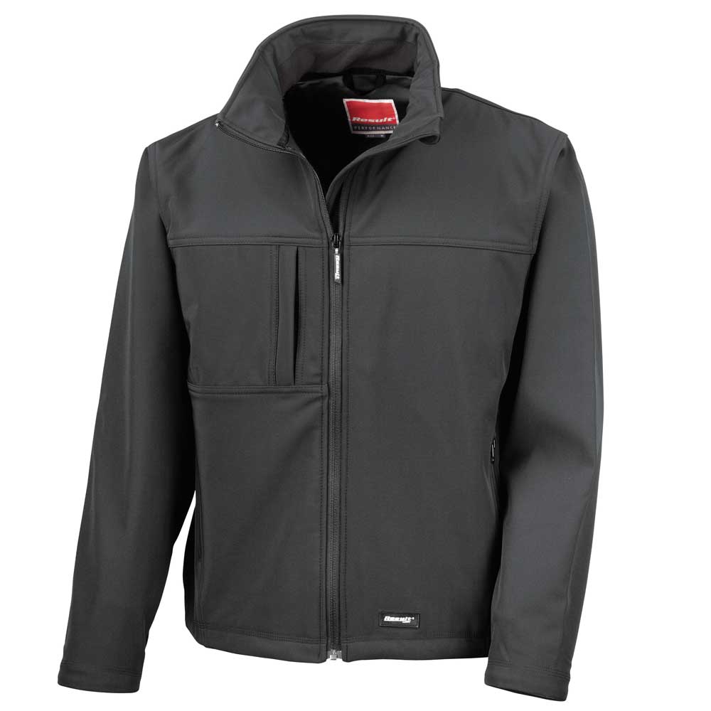 Result Mens Classic Windproof Showerproof Breathable Soft Shell Jacket