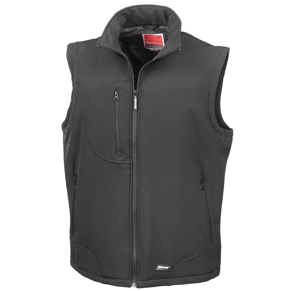 Result Mens Soft Shell Breathable Waterproof Windproof Bodywarmer Gilet