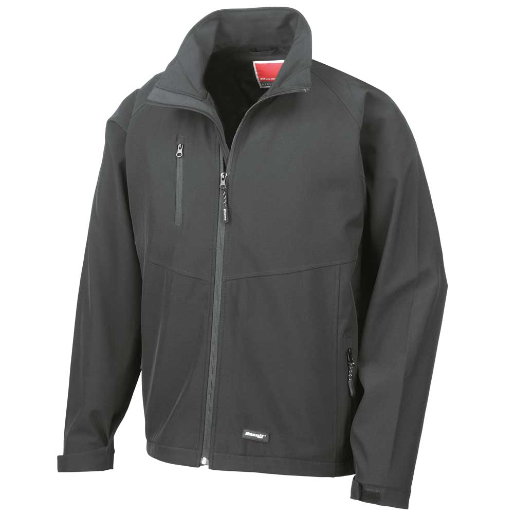 Result Mens Base Layer Softshell Lightweight Breathable Full Zip Coat Jacket