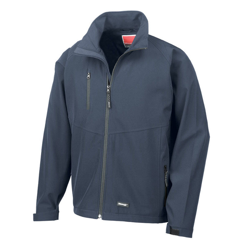 Result Mens Base Layer Softshell Lightweight Breathable Full Zip Coat Jacket