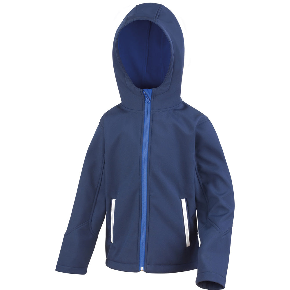 Result Core Childrens Waterproof Hooded Softshell Jacket