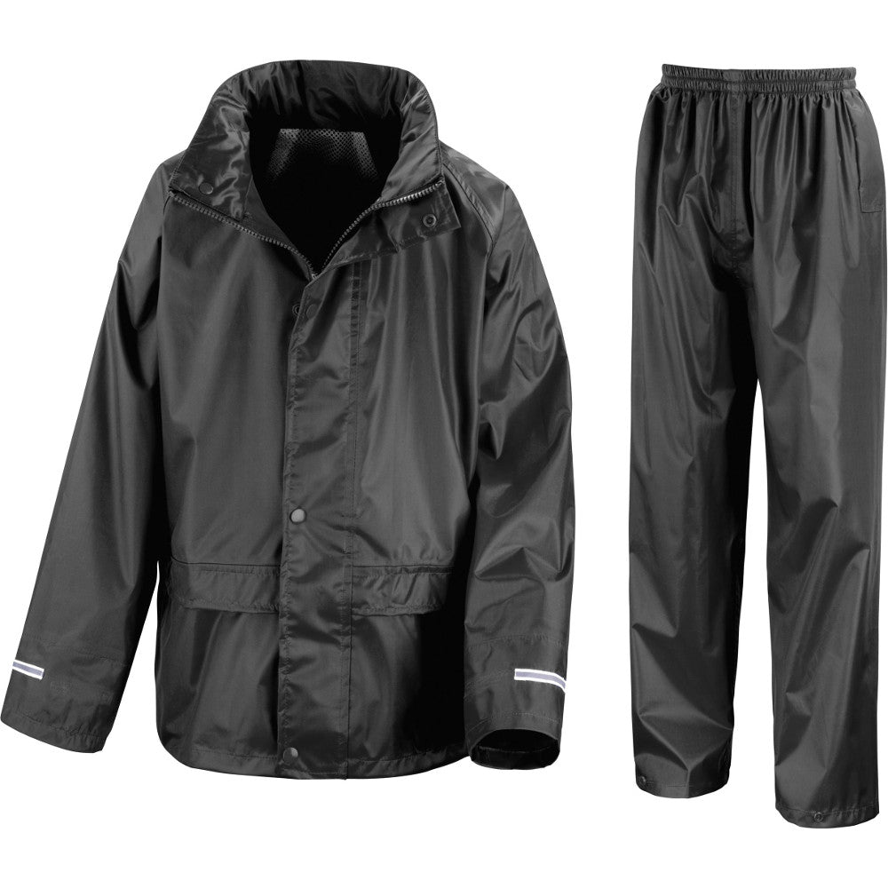 Result Core Kids Waterproof Rain Suit Jacket & Trousers XS, S, M, L, XL