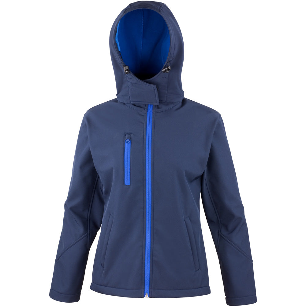 Result Core Ladies Performance Hooded Softshell Coat