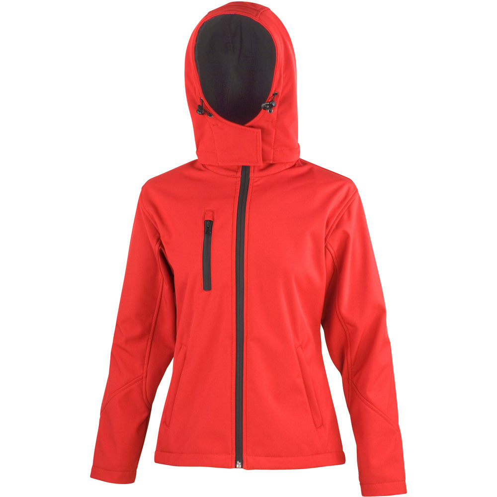 Result Core Ladies Performance Hooded Softshell Coat