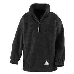 Result Childrens Kids Boys and Girls Quarter Zip Fleece Jackets