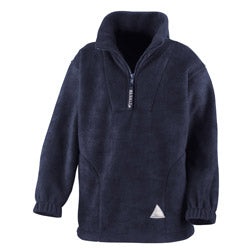 Result Childrens Kids Boys and Girls Quarter Zip Fleece Jackets