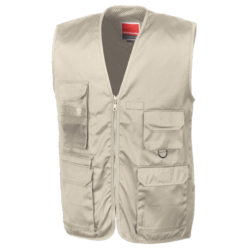 Result Mens Adventure Safari Hunting Fishing Gilet Waistcoat Bodywarmer