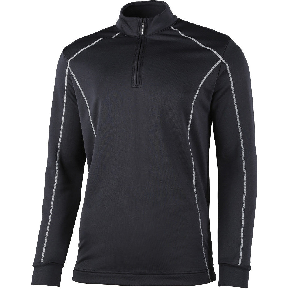 Rhino Mens Seville Â¼ Zip Breathable Mid Layer Running Top